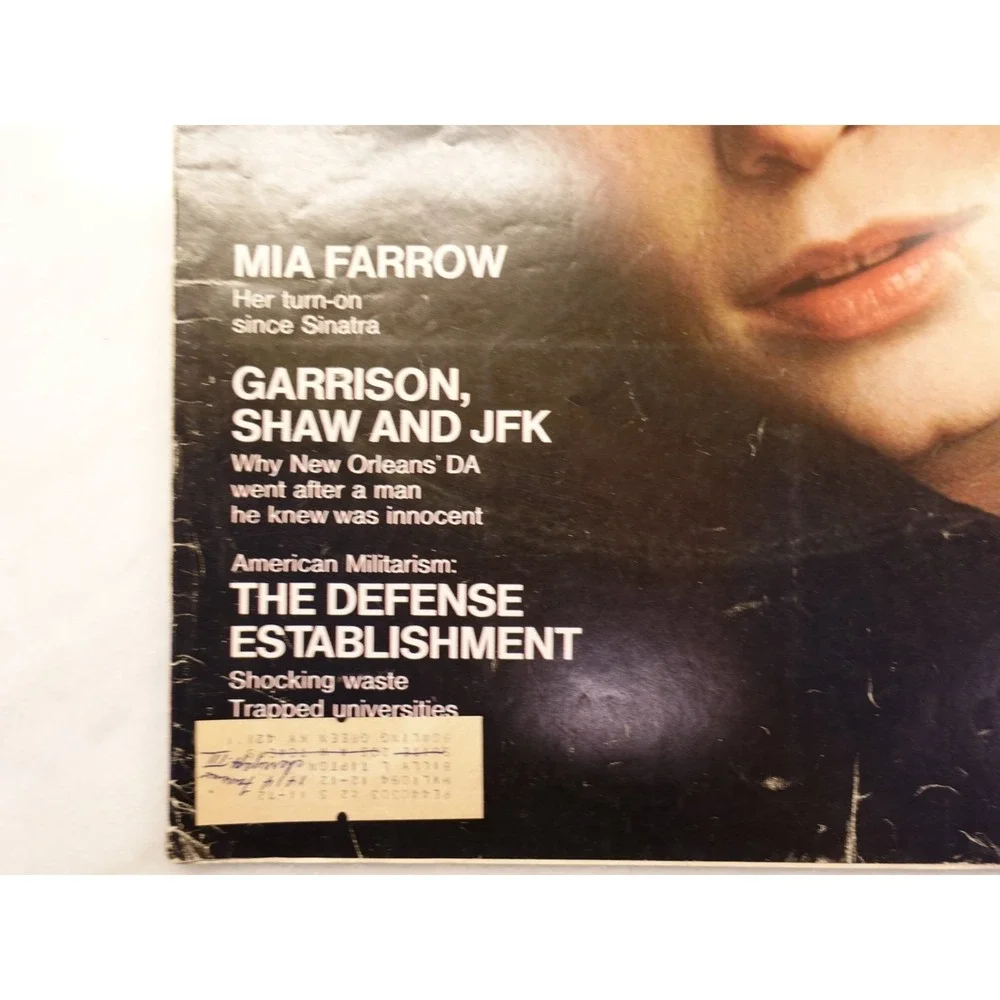 LOOK MAGAZINE AUG 26 1969 Vol 33 #17 Mia Farrow Sinatra US‎ Military War JFK VTG